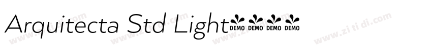 Arquitecta Std Light字体转换